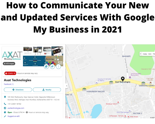 How to Communicate Your New and Updated Services With Google My Business in 2021